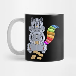 Mecha Cyborg Squirrels Eat Nuts Mug